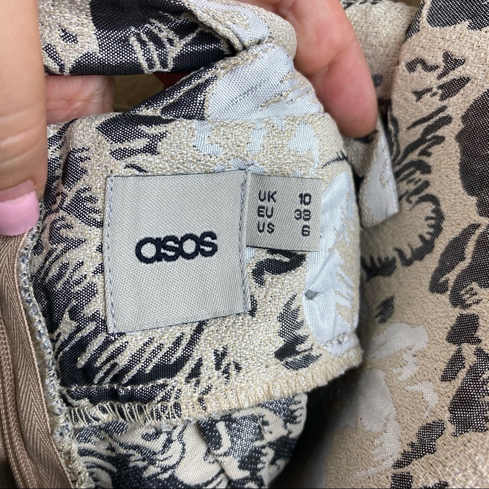 ASOS Floral Brocade Romper - Picture 4 of 6